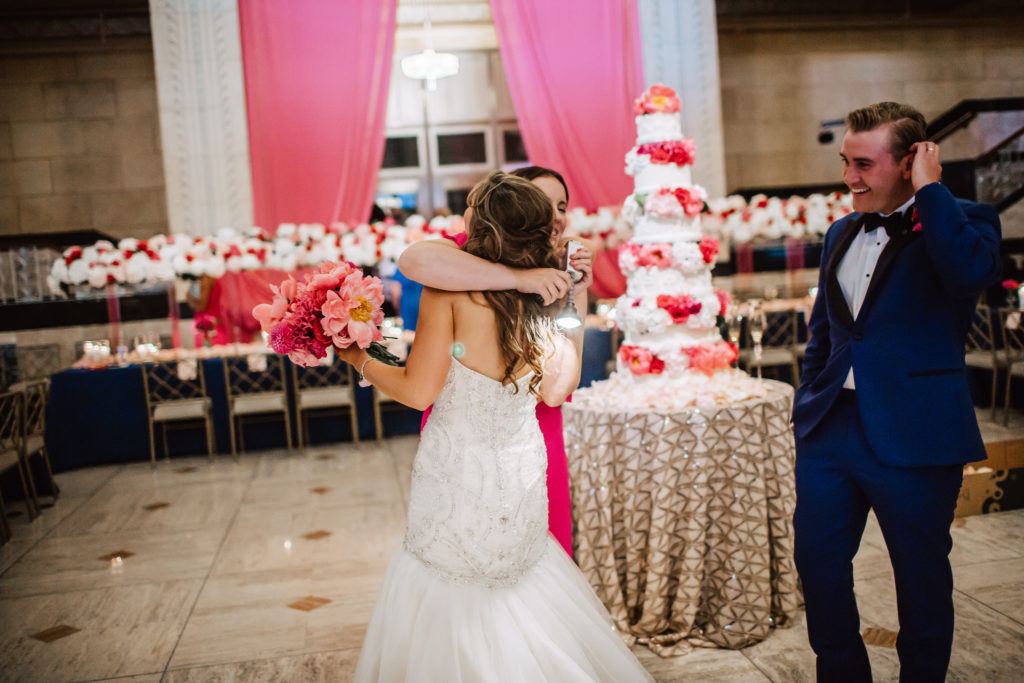 Pink Wedding at The Grand Hall in Kansas City