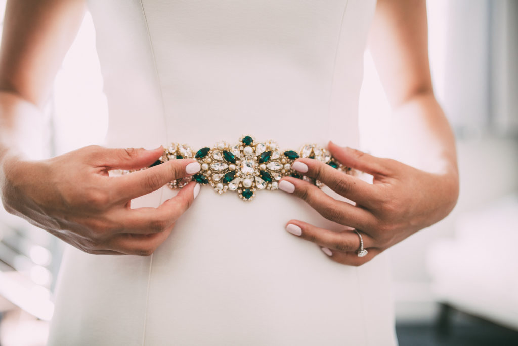 Emerald Bridal Acessories