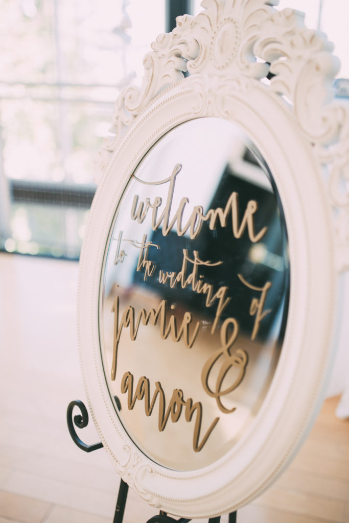 Wedding Welcome Sign, Gallery Event Space