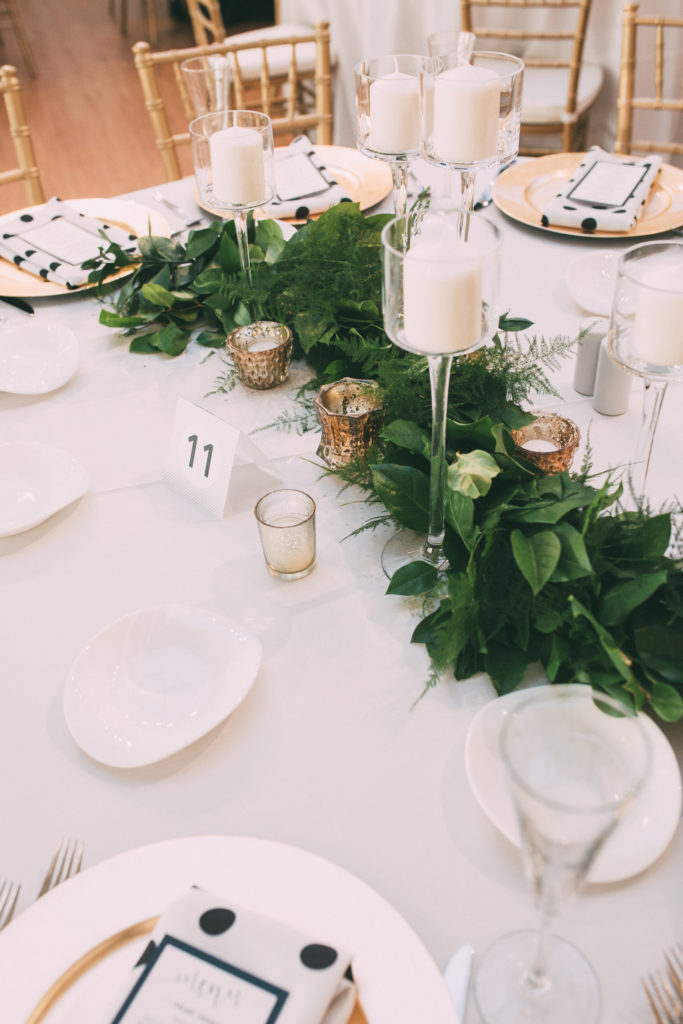 White and Green Garden Wedding, The Gallery Event Space
