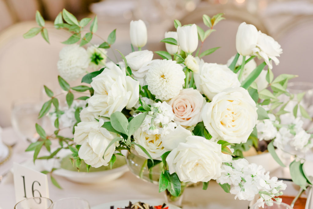 All-White Floral Arrangement | Floral by Blue Bouquet, Kansas City Florist