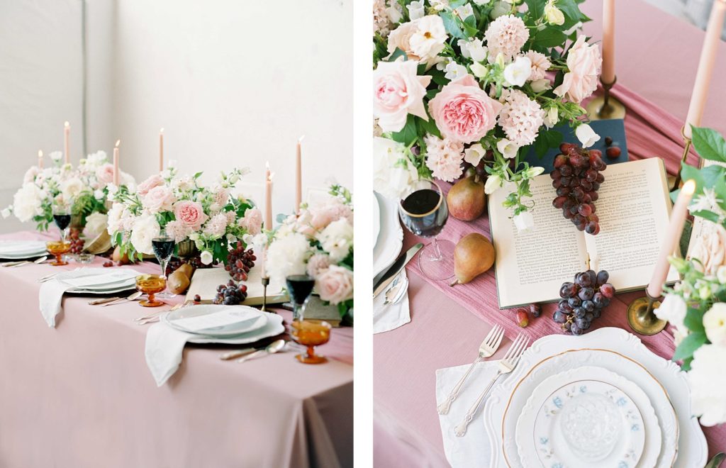 May Wedding Flowers featuring blush and dusty rose blooms in Kansas City, Missouri