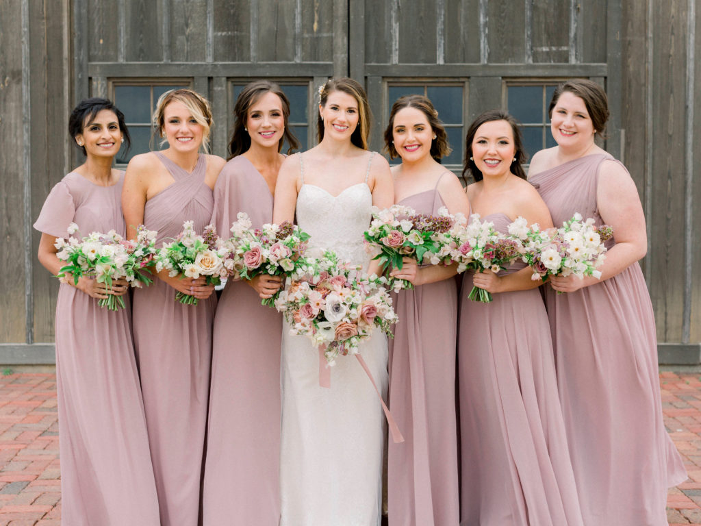 Bridesmaids-in-Mauve-Kansas-City-|-Blue-Bouquet-Kansas-City-Wedding-Florist