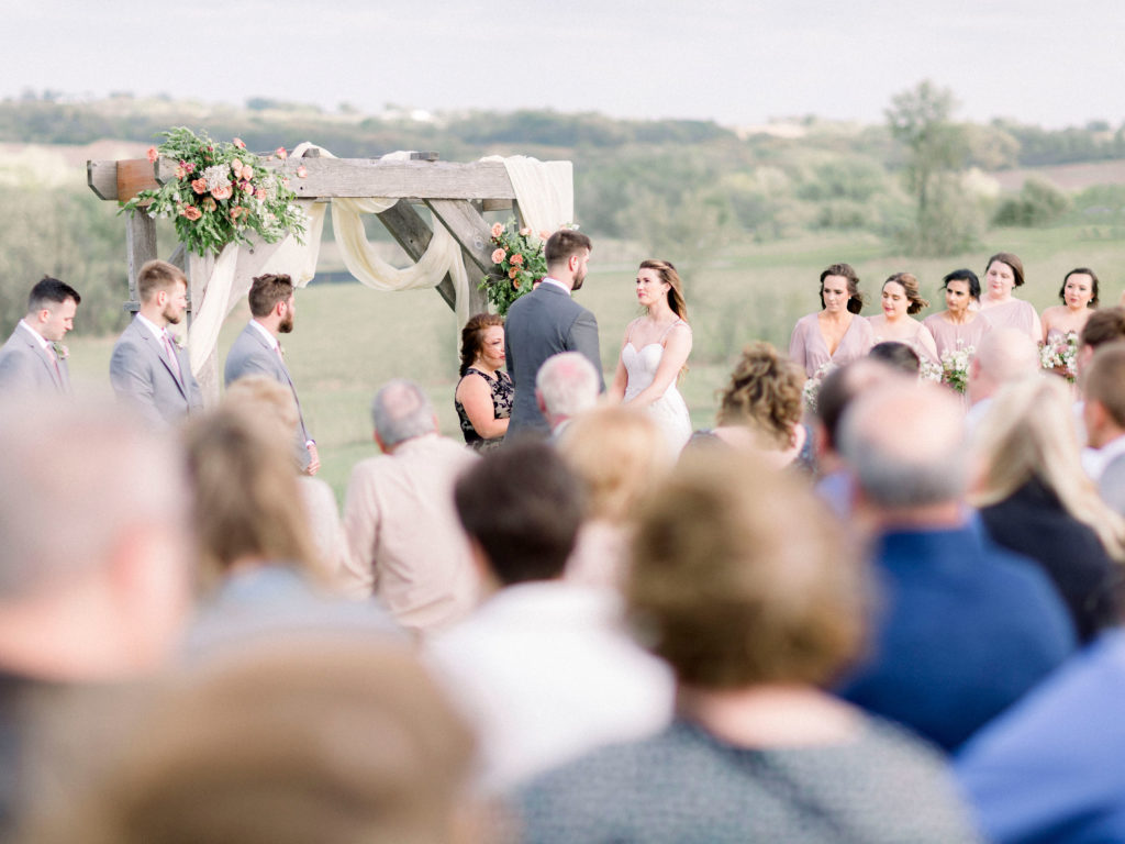 Wedding-Ceremony-Weston-Red-Barn-Farm-Kansas-City-|-Blue-Bouquet-Kansas-City-Wedding-Florist