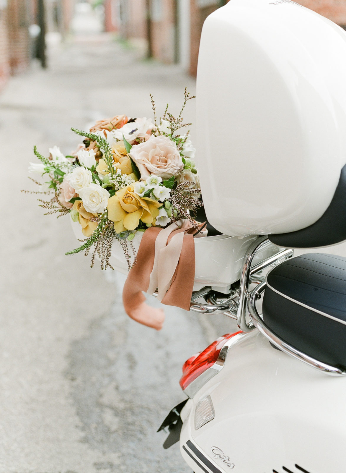 Bridal-Bouquet-in-Vespa-|-The-Wedding-Experience-|-Planning-and-Stationery-by-Nellie-Sparkman-|-Floral-by-Blue-Bouquet-KC-Wedding-Florist