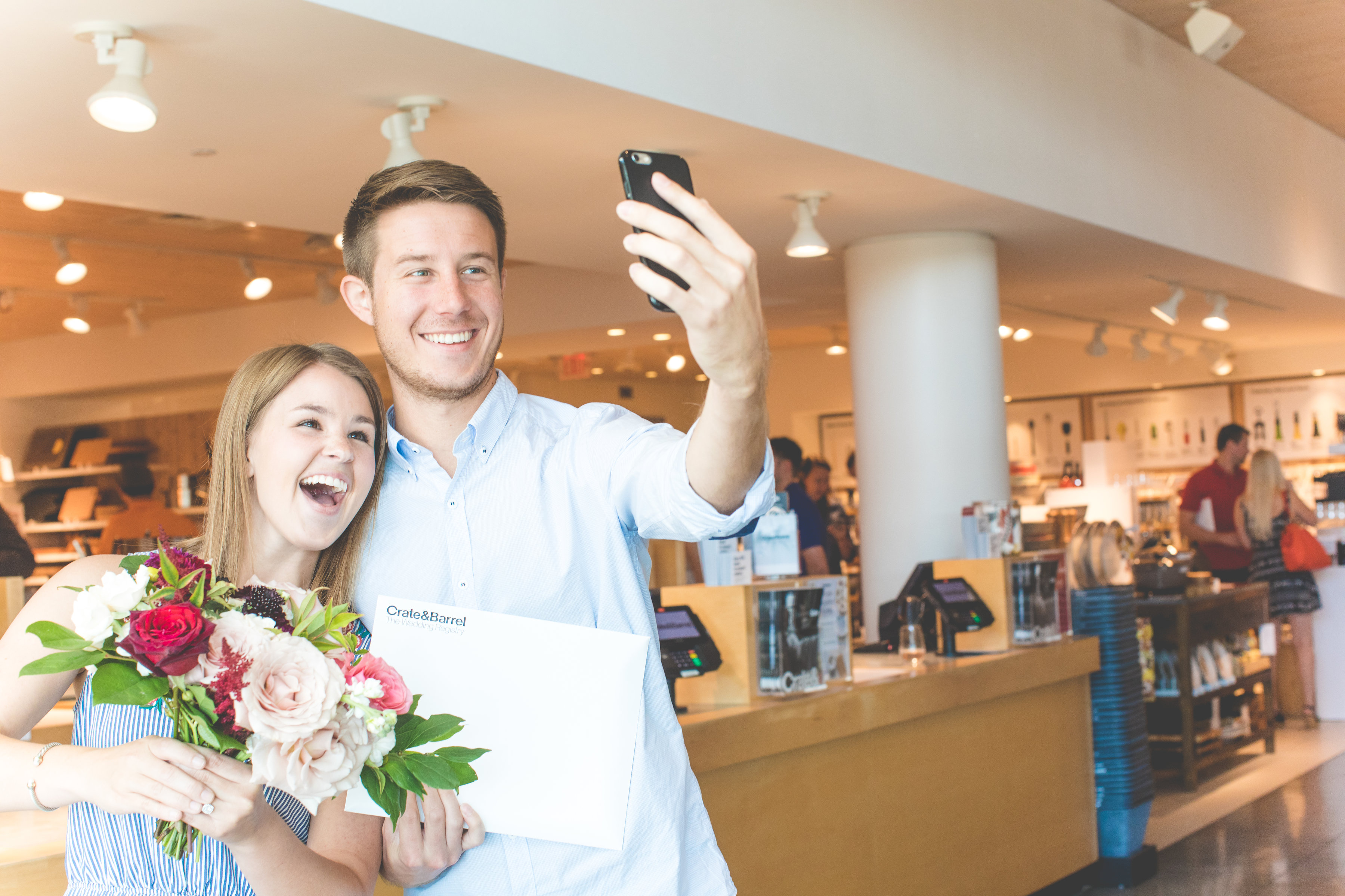 Crate And Barrel Registry Event Bluebouquet