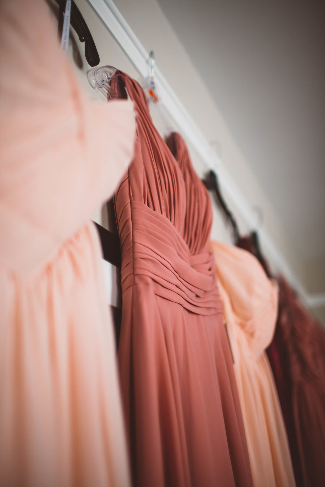 Mauve, Dusty Rose and Blush Pink Bridesmaid Dresses