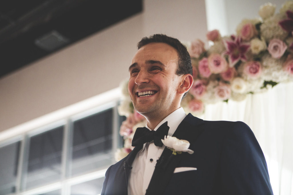 Groom Sees His Bride for the First Time at The Gallery Event Space