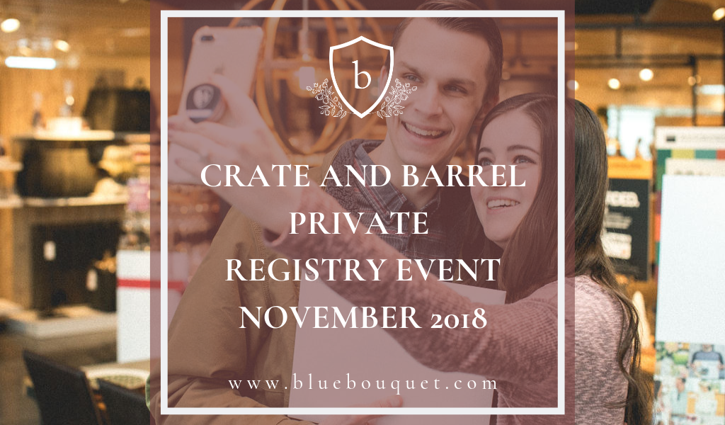 Crate and Barrel Private Registry Event | Blue Bouquet - Kansas City Florist